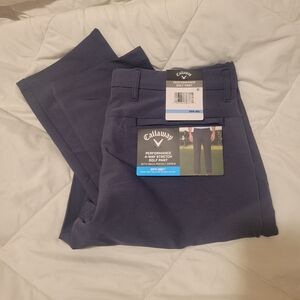 32W x 30L Callaway Performance Golf Pant Men's Navy Blue